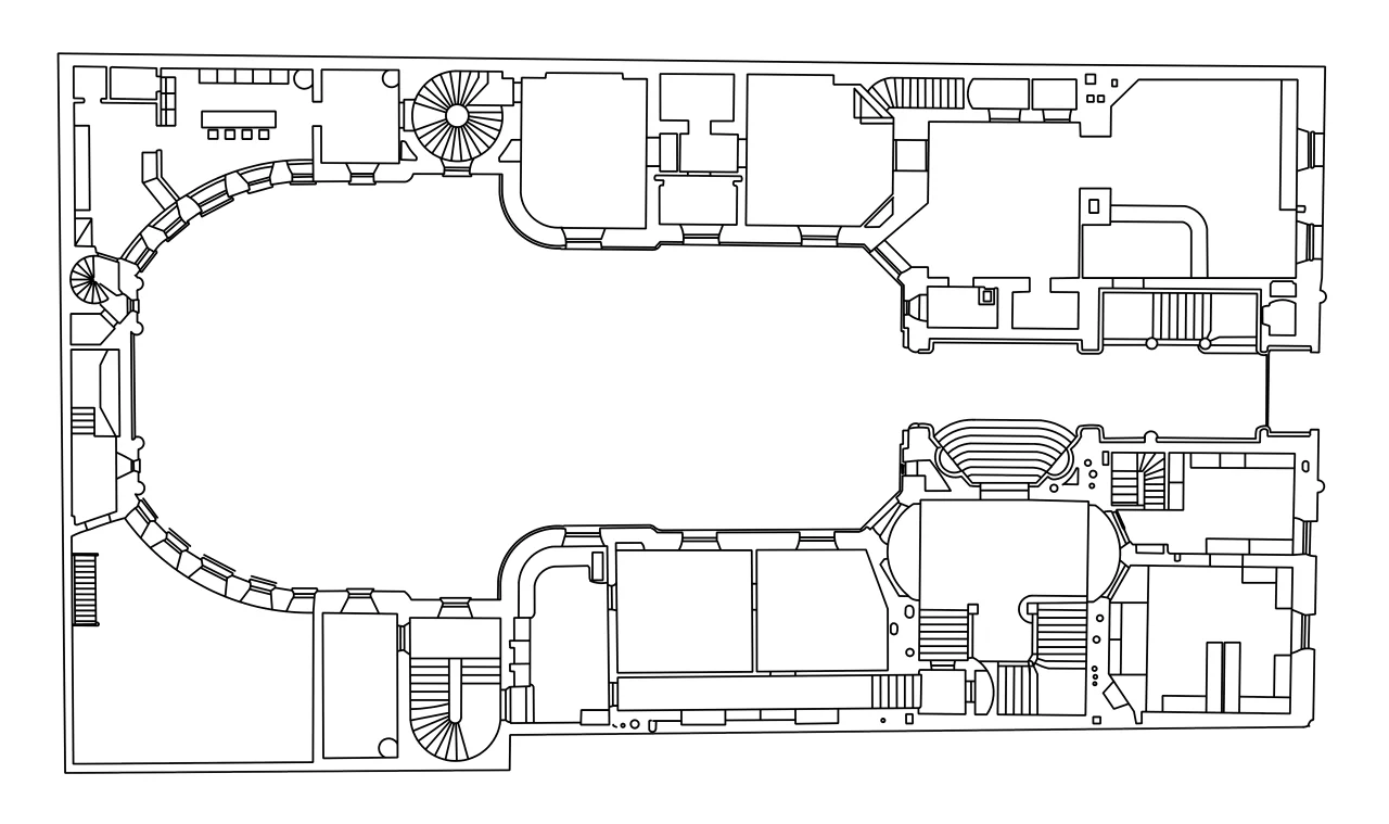 Hallwyl Palace: the sketch drawing made by facadetool